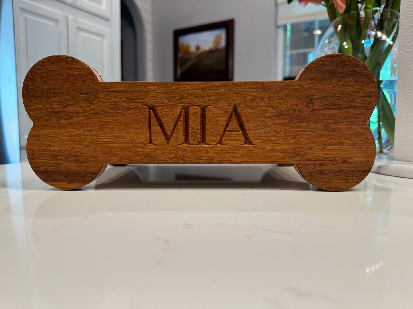 Custom Small Dog Feed Station
