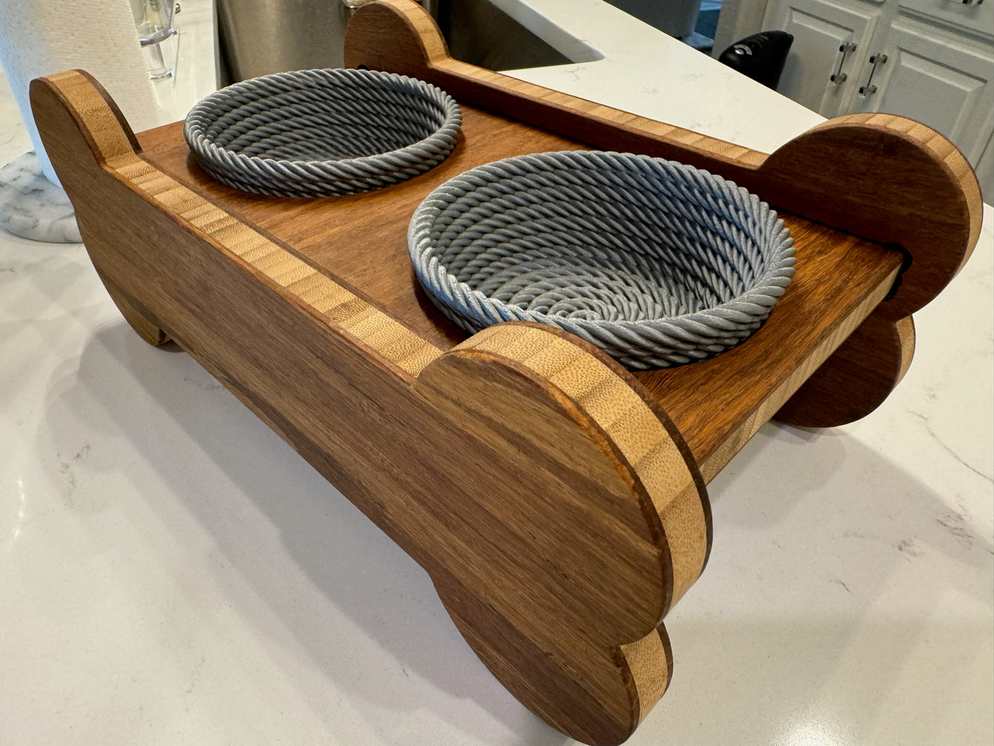 Custom Small Dog Feed Station