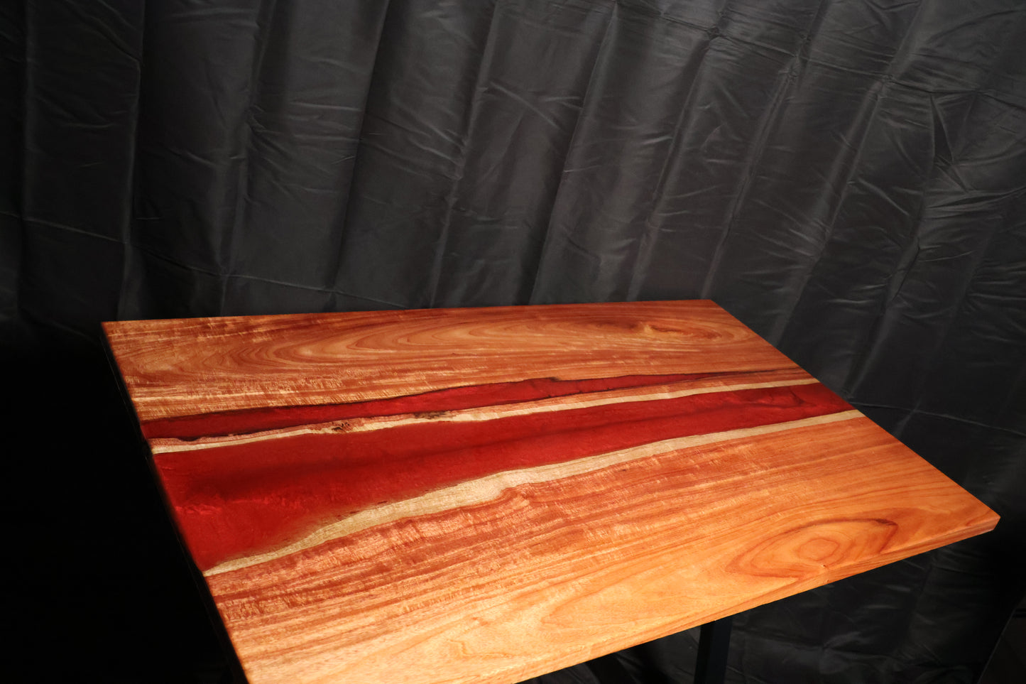 Macacauba and Epoxy River Desk