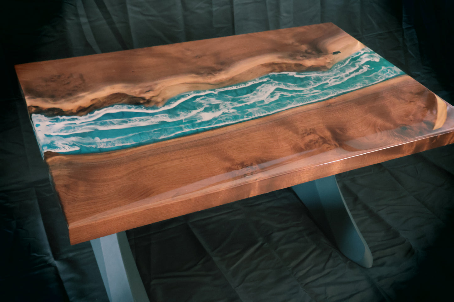 Walnut Ocean Sounds Coffee Table