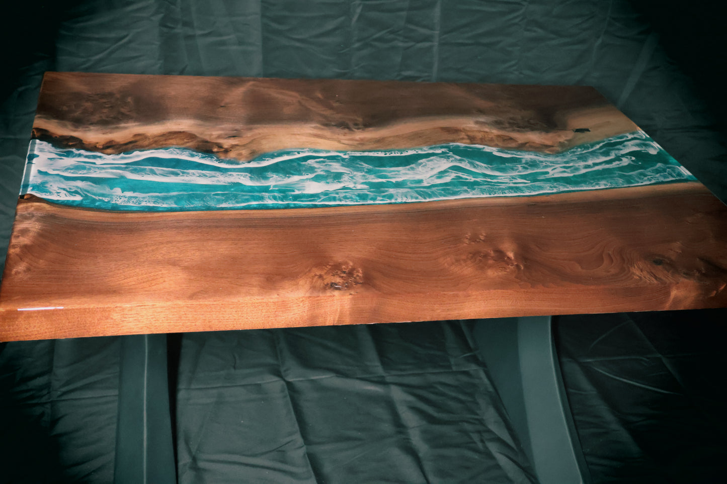 Walnut Ocean Sounds Coffee Table