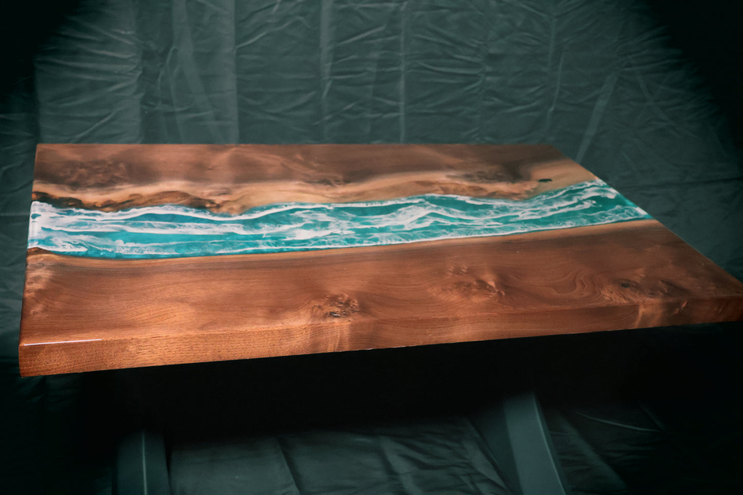 Walnut Ocean Sounds Coffee Table