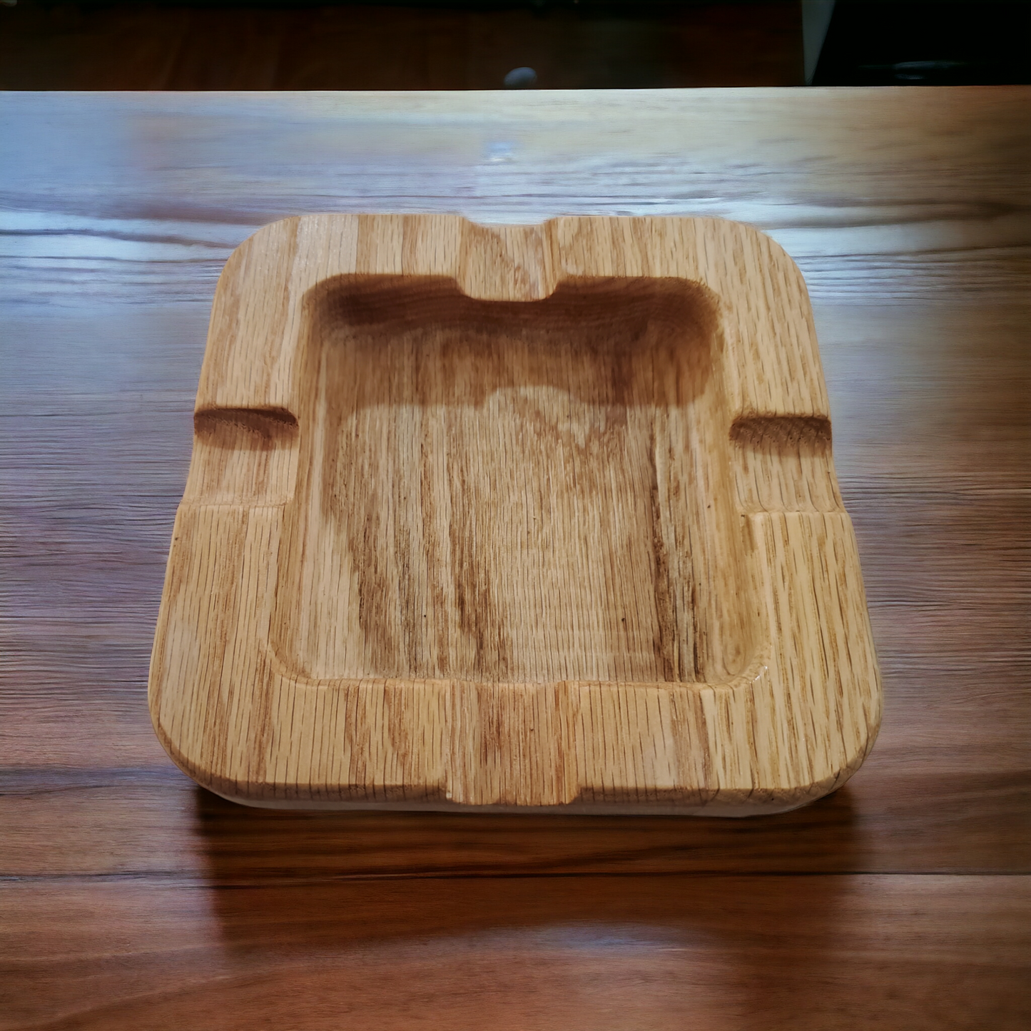 Oak Cigar Ashtray